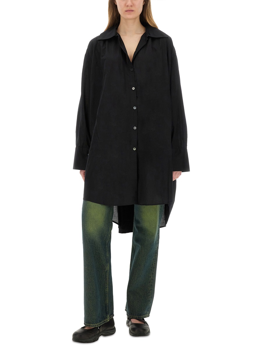 CHEMISIER DRESS "GALE" W2257GBBLACKVOILE (OUR LEGACY / ワンピース・ドレス・オールインワン ) | OUR LEGACY (アワーレガシー)(3)