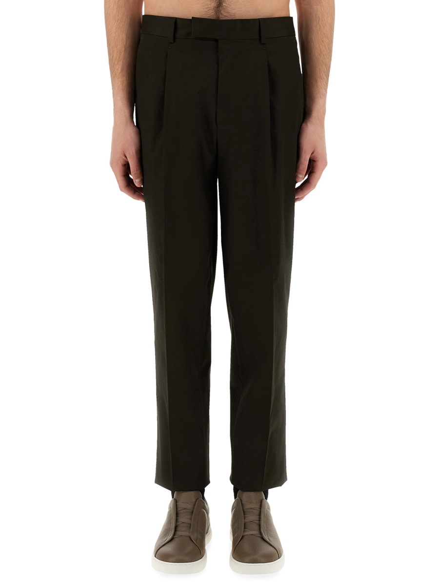 PANTS WITH PLEAT 915F21A977PM12202 (ZEGNA / パンツ ) | ZEGNA (ゼニア)