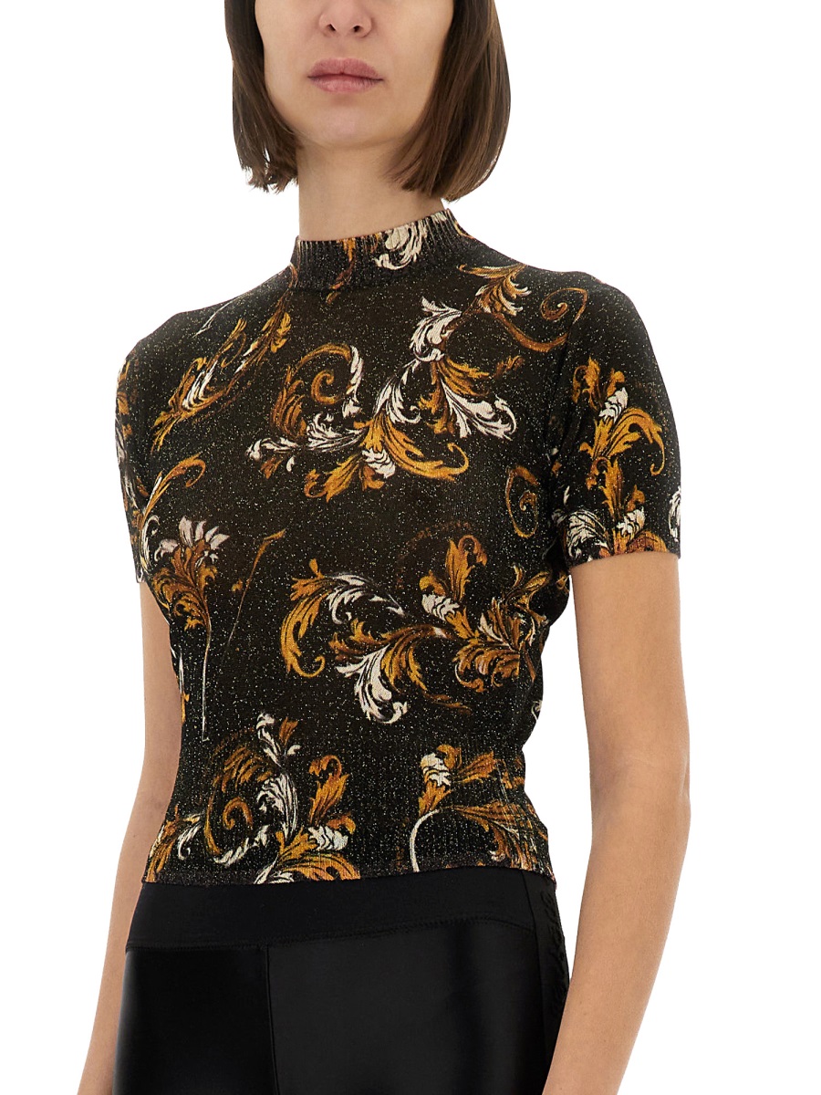 "OUTLINE BAROQUE" KNITTED T-SHIRT 78HAFM07CMN45G89 (VERSACE JEANS COUTURE / Tシャツ・カットソー ) | VERSACE JEANS COUTURE (ヴェルサーチェ ジーンズ クチュール)(3)