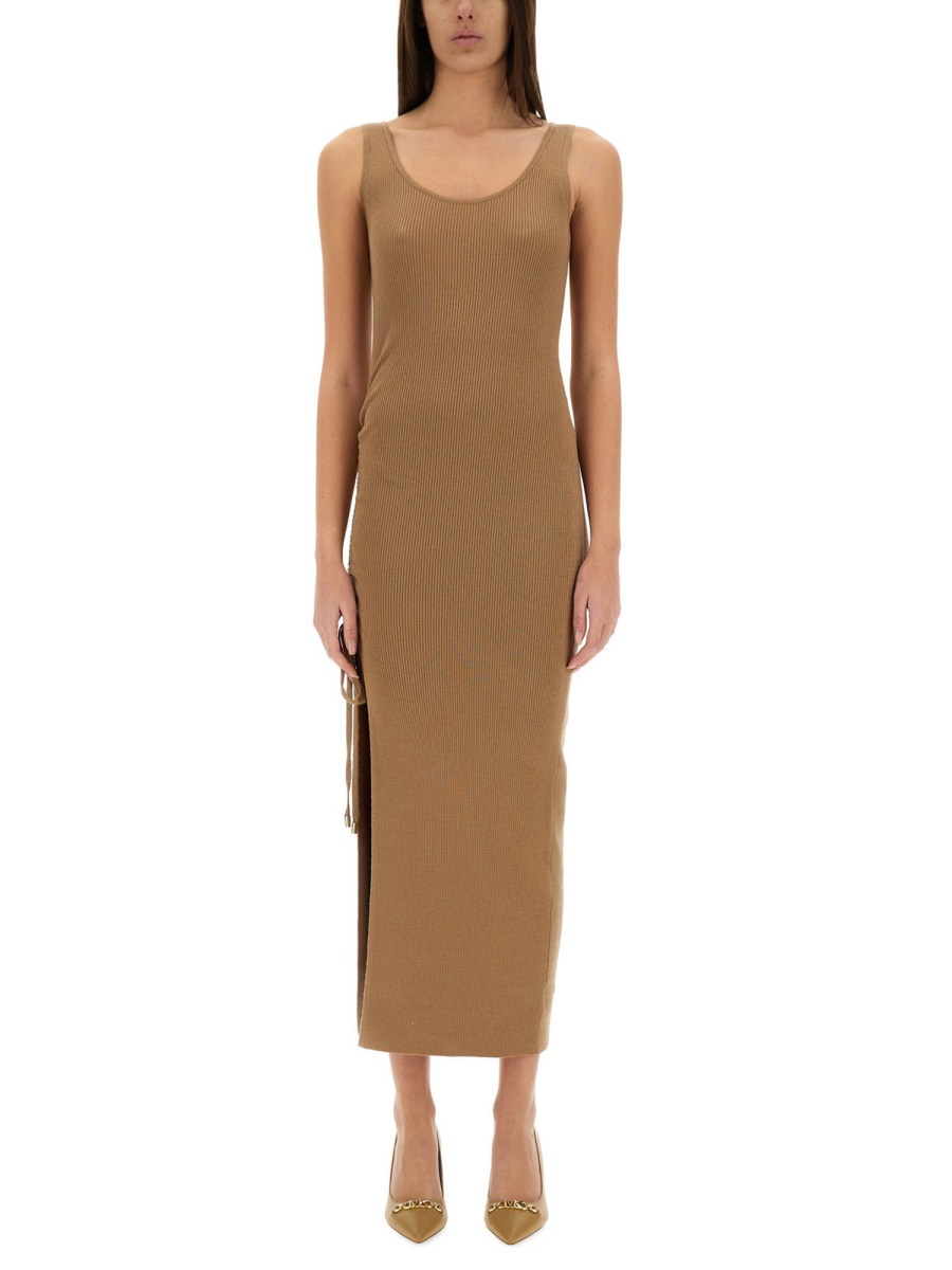 STRETCH WOOL BLEND CAMISOLE DRESS MR582UH4VR214CAFE (MICHAEL MICHAEL KORS / ワンピース・ドレス・オールインワン ) | MICHAEL MICHAEL KORS (マイケル・マイケル・コース)