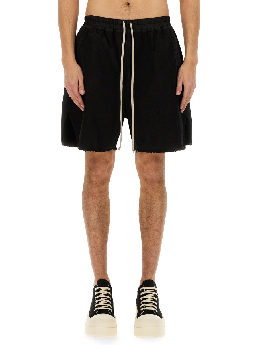 ZIPPERED BOXER SHORTS DU01E3383CVS09 (Rick Owens DRKSHDW / ショートパンツ ) | Rick Owens DRKSHDW (リック オウエンス ダークシャドウ)