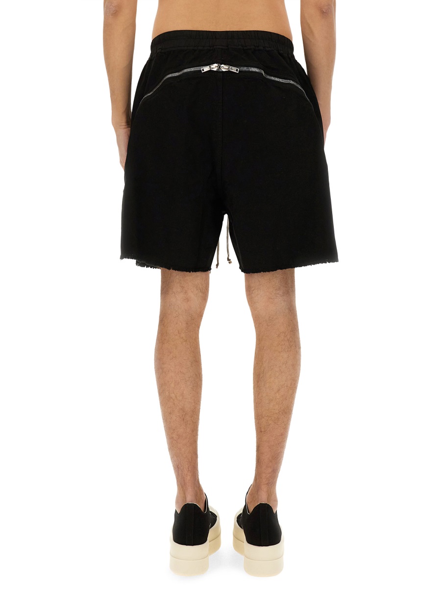 ZIPPERED BOXER SHORTS DU01E3383CVS09 (Rick Owens DRKSHDW / ショートパンツ ) | Rick Owens DRKSHDW (リック オウエンス ダークシャドウ)(2)