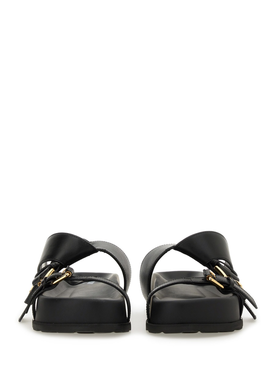 サンダル・ミュール Moschino Maxi crystal slingbacks Moschino Maxi Crystal Slingbacks | italist