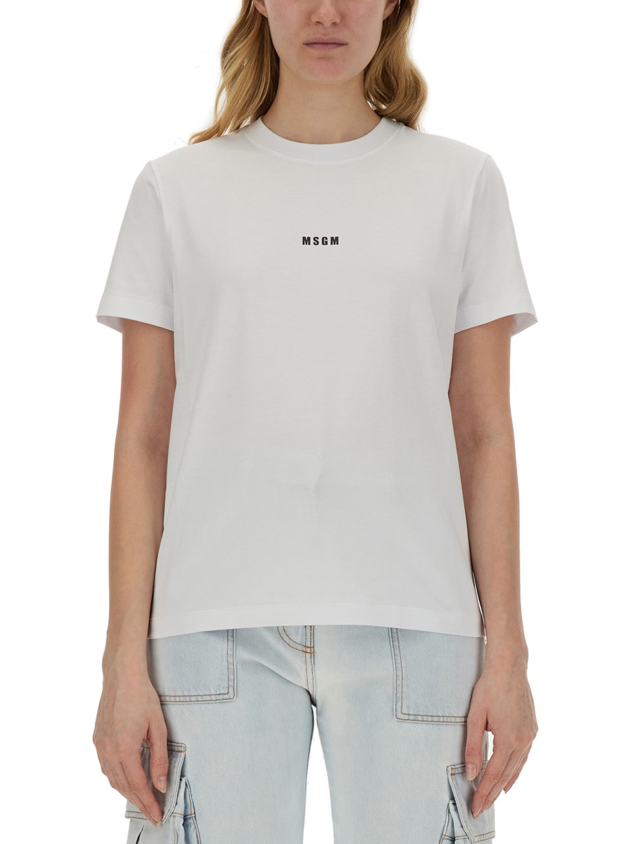 MICRO LOGO T-SHIRT 2000MDM50020000201 (MSGM / Tシャツ・カットソー ) | MSGM (エムエスジーエム)