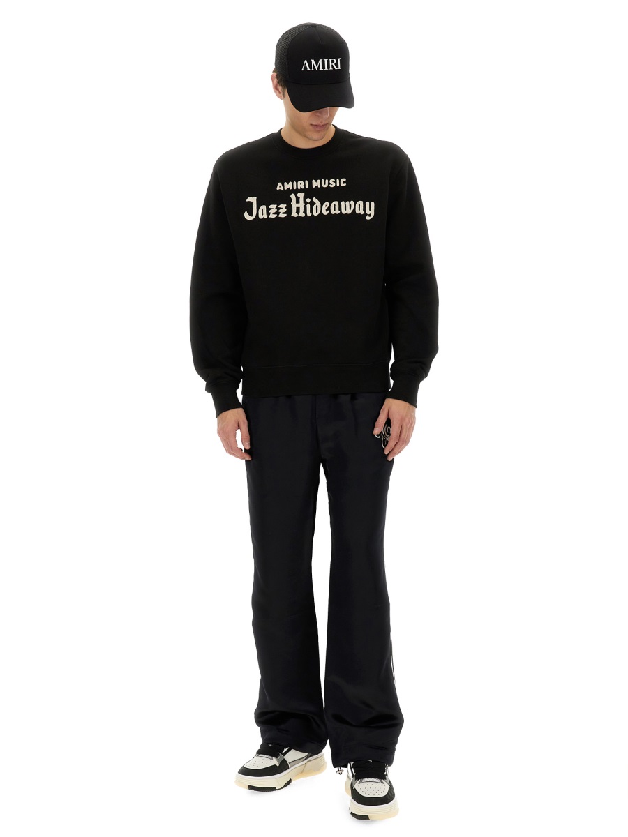 "JAZZ HIDEAWAY CREW" SWEATSHIRT AMJYCW1063BLACK (AMIRI / スウェット・フーディー ) | AMIRI (アミリ)(1)
