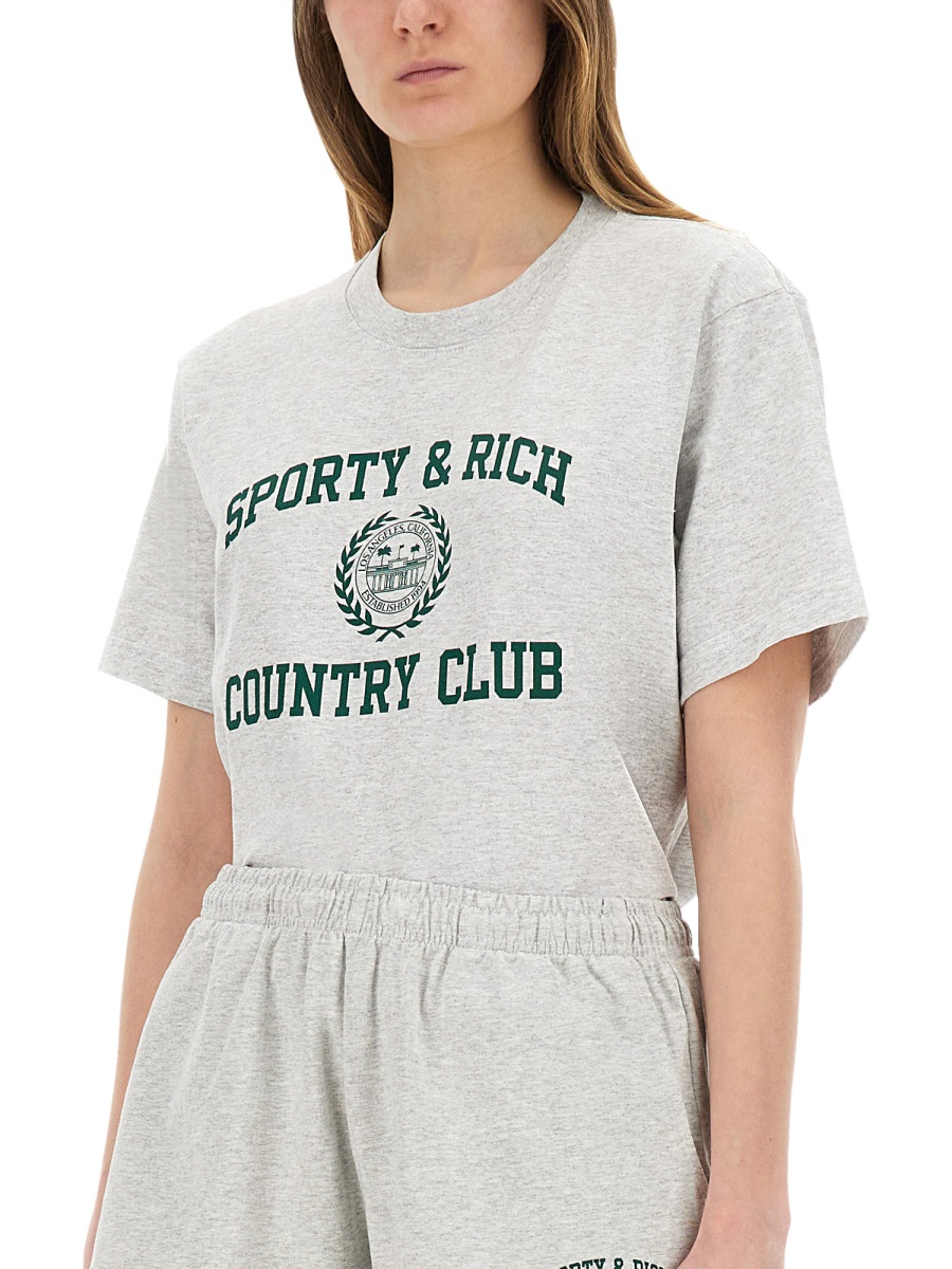 VARSITY T-SHIRT TO043606218GY0319 (Sporty & Rich / Tシャツ・カットソー ) | Sporty & Rich (スポーティアンドリッチ)(5)