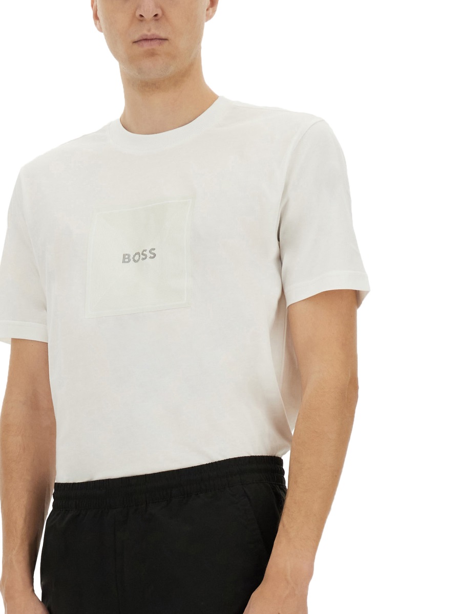 T-SHIRT WITH LOGO 5053809610270342100 (HUGO BOSS / Tシャツ・カットソー ) | HUGO BOSS (ヒューゴボス)(3)
