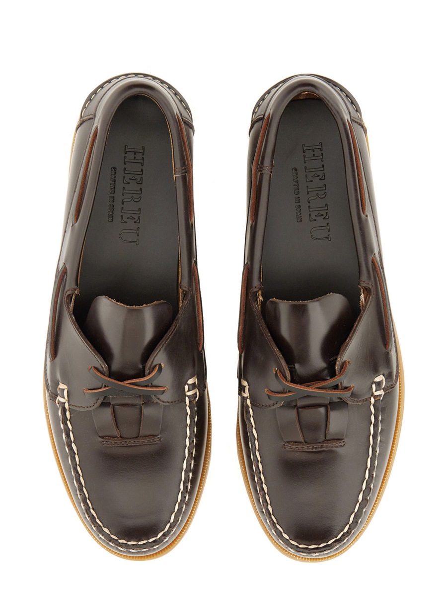 BOAT MOCCASIN SANAWFS250023DARKBROWN (HEREU / ローファー ) | HEREU (へリュー)(2)