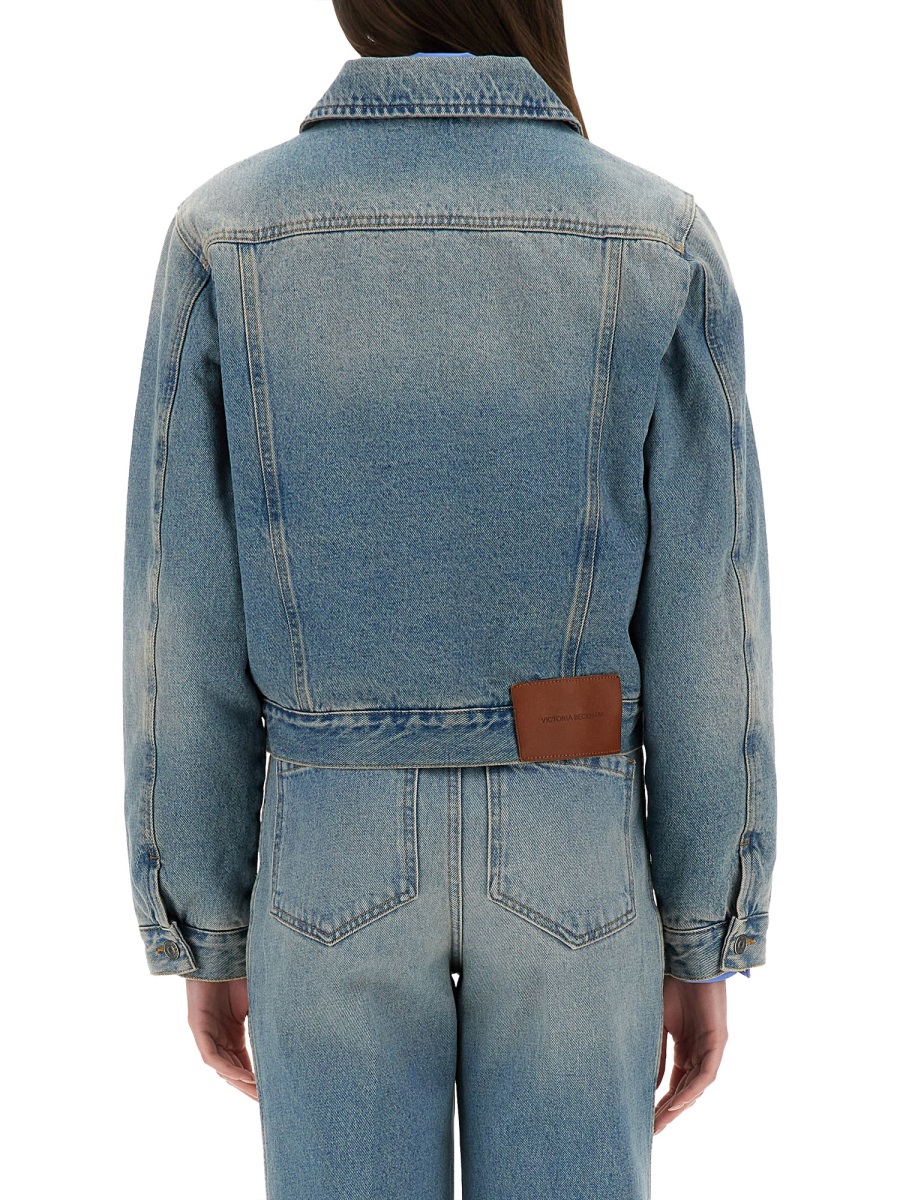 PADDED DENIM JACKET 1125DJK006006APALEBLUEWASH (VICTORIA BECKHAM / カジュアルジャケット ) | VICTORIA BECKHAM (ヴィクトリア ベッカム)(2)