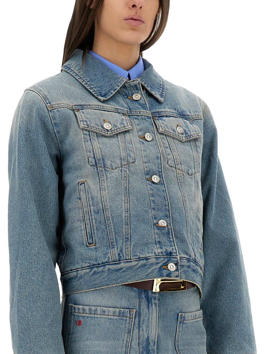PADDED DENIM JACKET 1125DJK006006APALEBLUEWASH (VICTORIA BECKHAM / カジュアルジャケット ) | VICTORIA BECKHAM (ヴィクトリア ベッカム)(3)