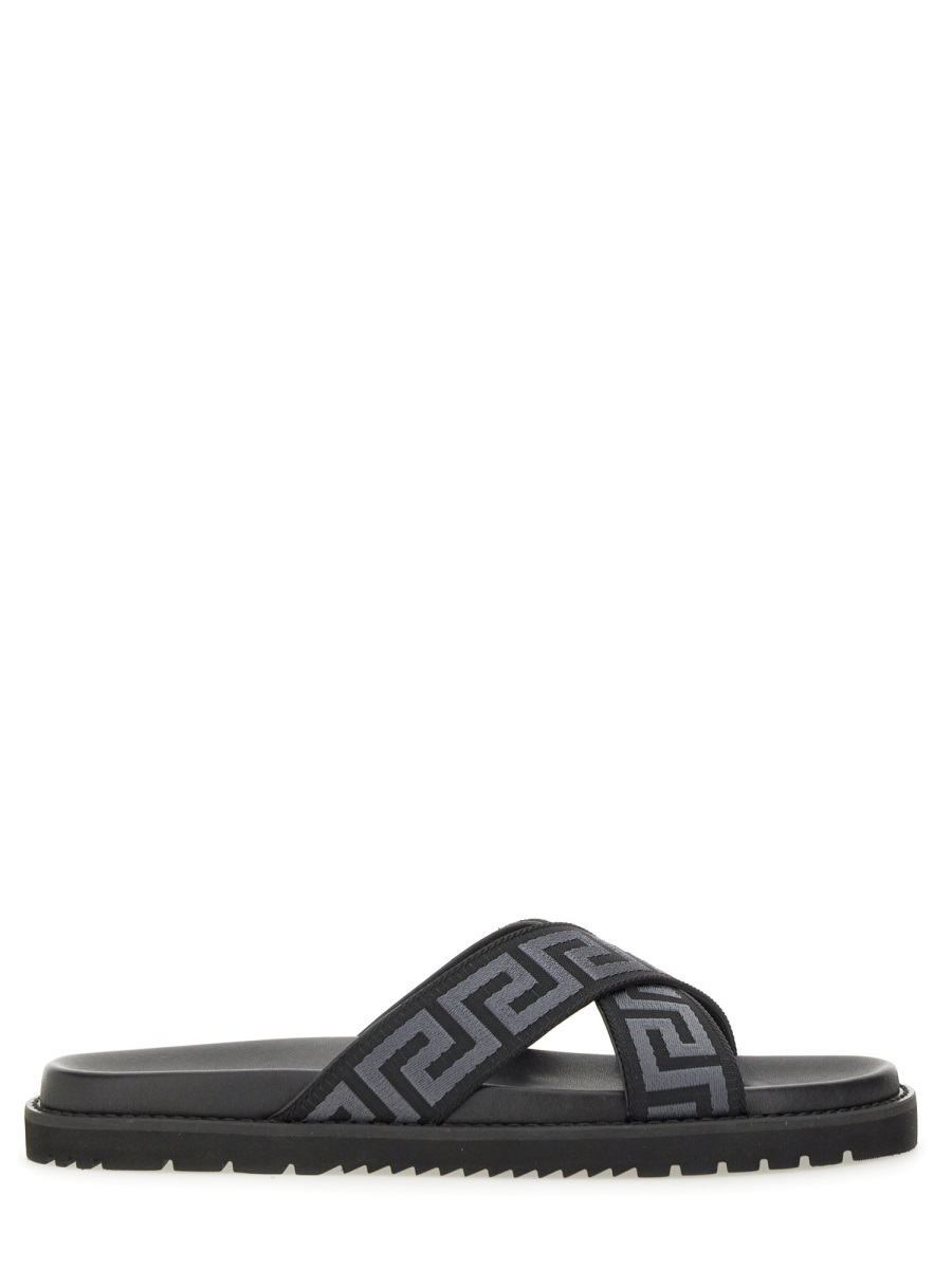 SANDAL WITH LOGO 10161881A134812B580 (VERSACE / サンダル ) | VERSACE (ヴェルサーチェ)