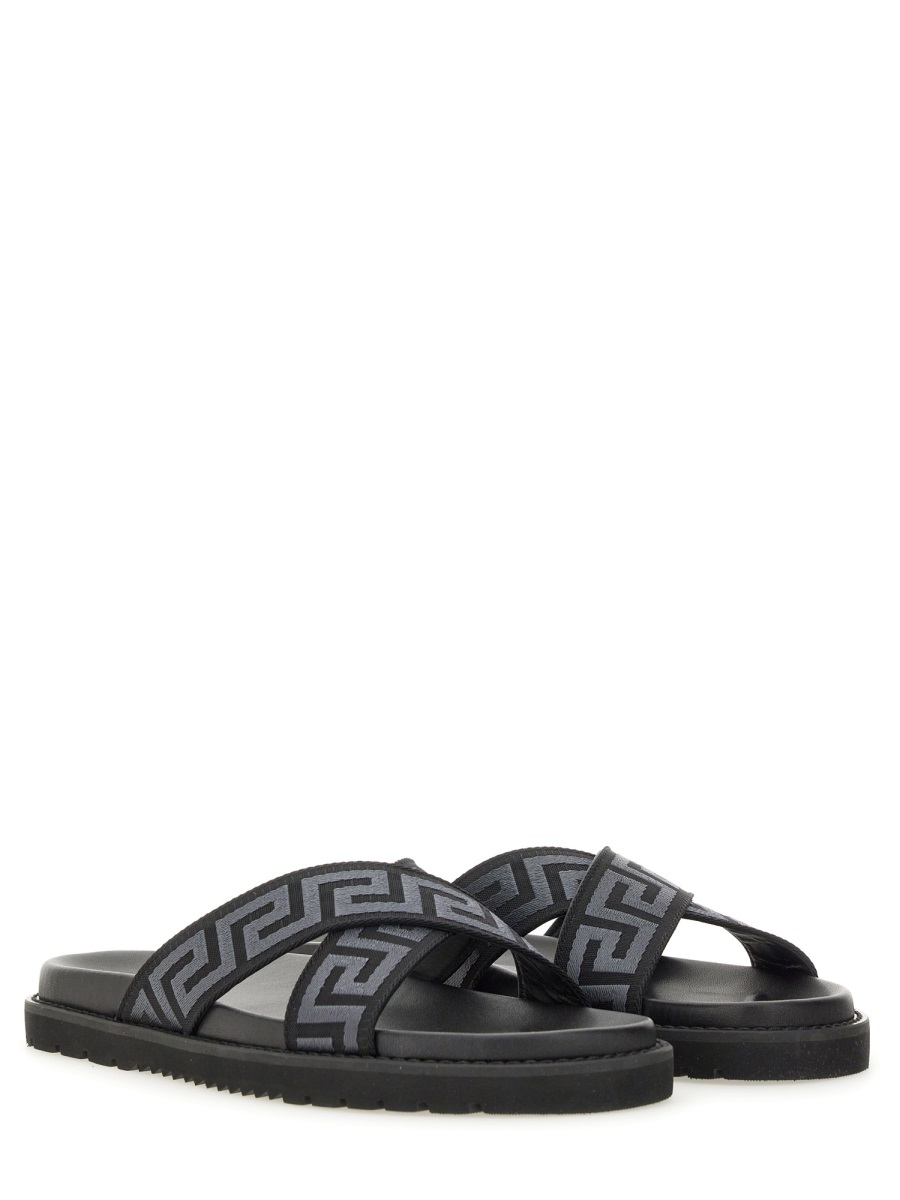 SANDAL WITH LOGO 10161881A134812B580 (VERSACE / サンダル ) | VERSACE (ヴェルサーチェ)(1)