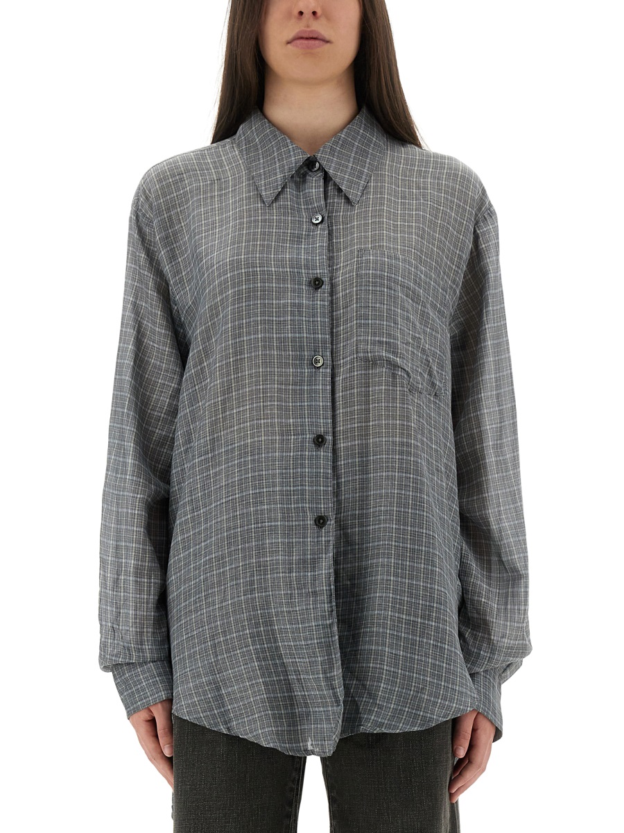 "APRON" SHIRT W2252APPICNICCHECKCOTTONSILK (OUR LEGACY / シャツ・ブラウス ) | OUR LEGACY (アワーレガシー)