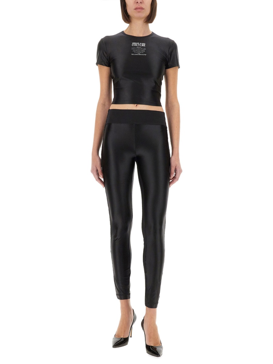 "TAPE" LEGGINGS 78HAC114J0223899 (VERSACE JEANS COUTURE / アクティブウェア ) | VERSACE JEANS COUTURE (ヴェルサーチェ ジーンズ クチュール)(1)