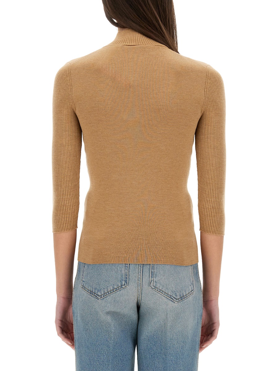 SHIRT WITH ZIP. 1125KJU006051ASANDSTORM (VICTORIA BECKHAM / ニット・セーター・カーディガン ) | VICTORIA BECKHAM (ヴィクトリア ベッカム)(2)