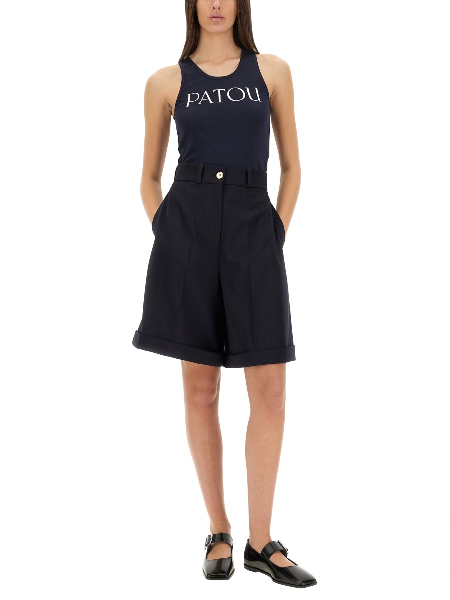 TANK TOP WITH LOGO JE0159994699N (Patou / タンクトップ・キャミソール ) | Patou (パトゥ)(1)