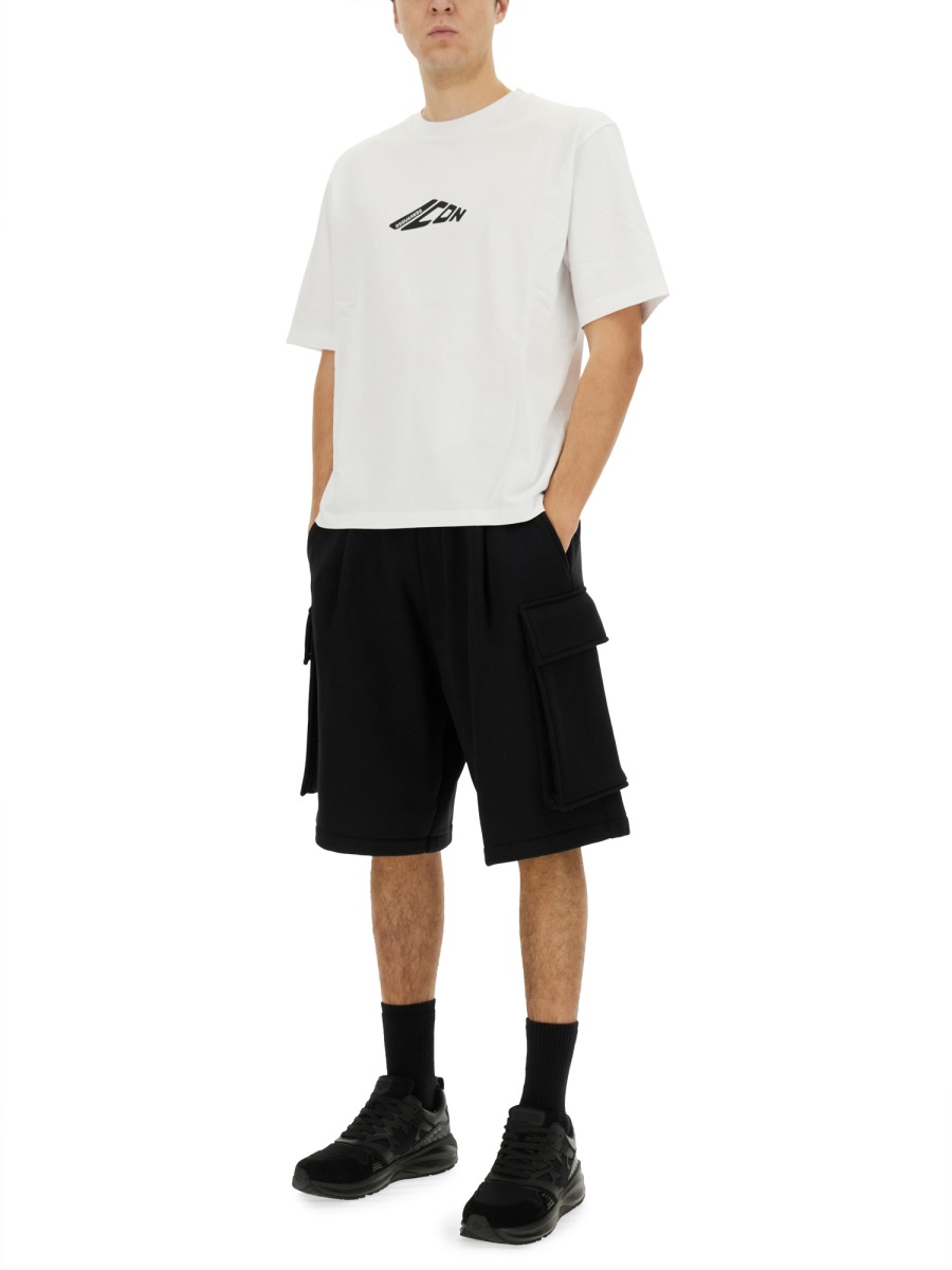 CARGO BERMUDA SHORTS "BALLOON" S79MU0076D25007900 (Dsquared2 / ショートパンツ ) | Dsquared2 (ディースクエアード)(1)