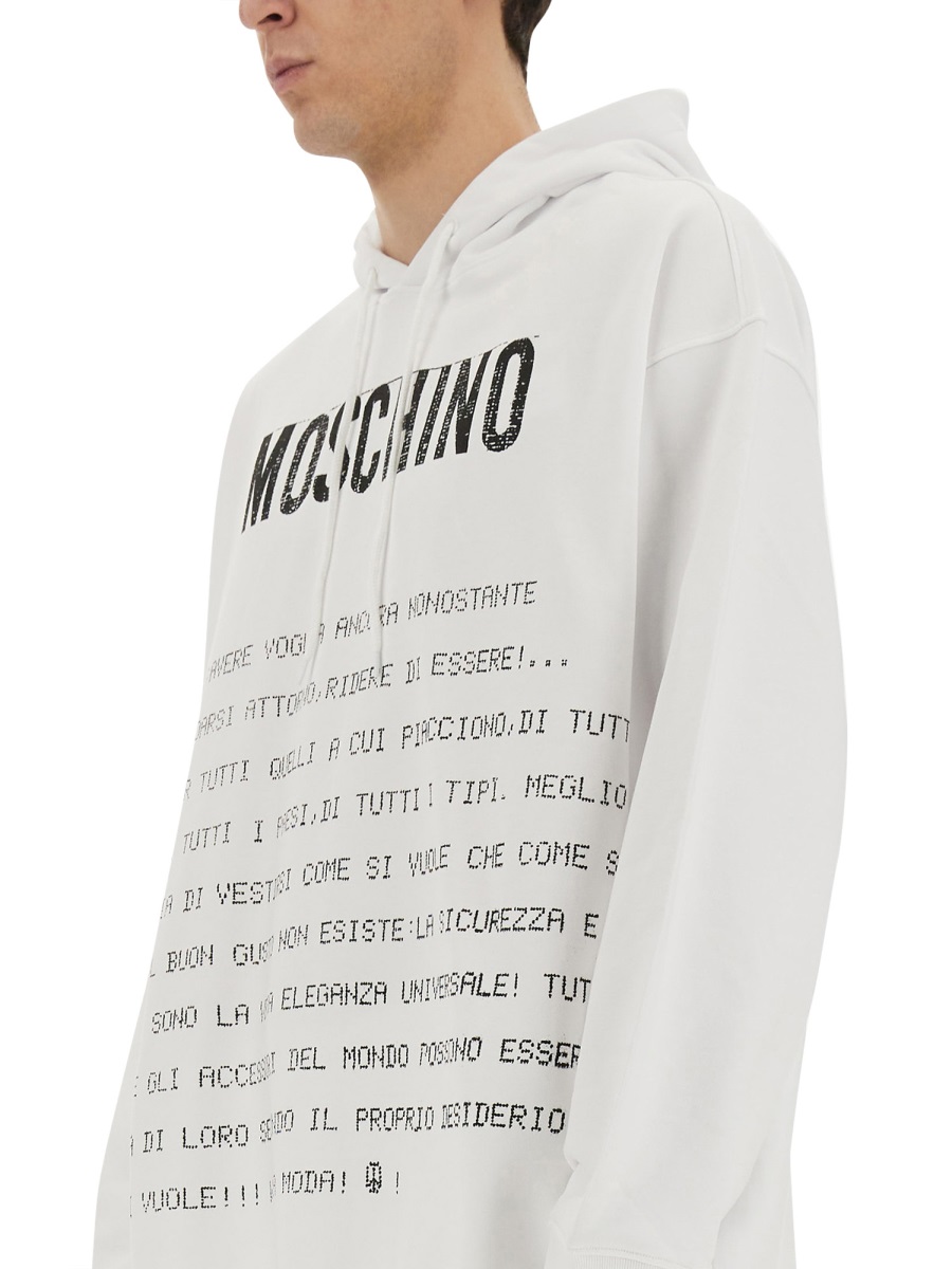 "ARCHIVE MESSAGE" HOODIE 170702281001 (MOSCHINO / スウェット・フーディー ) | MOSCHINO (モスキーノ)(3)