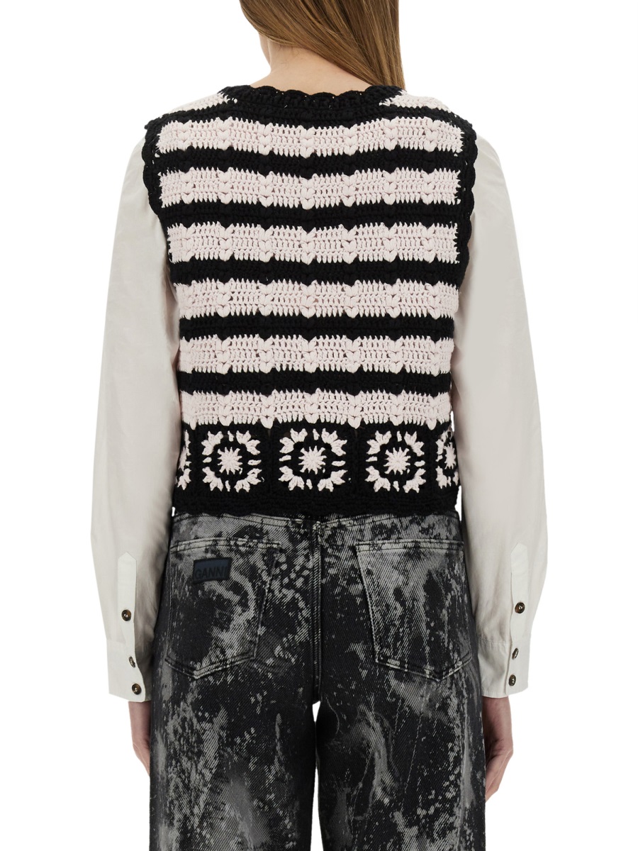 CROCHET KNIT VEST K2440065 (GANNI / ベスト ) | GANNI (ガニー)(2)