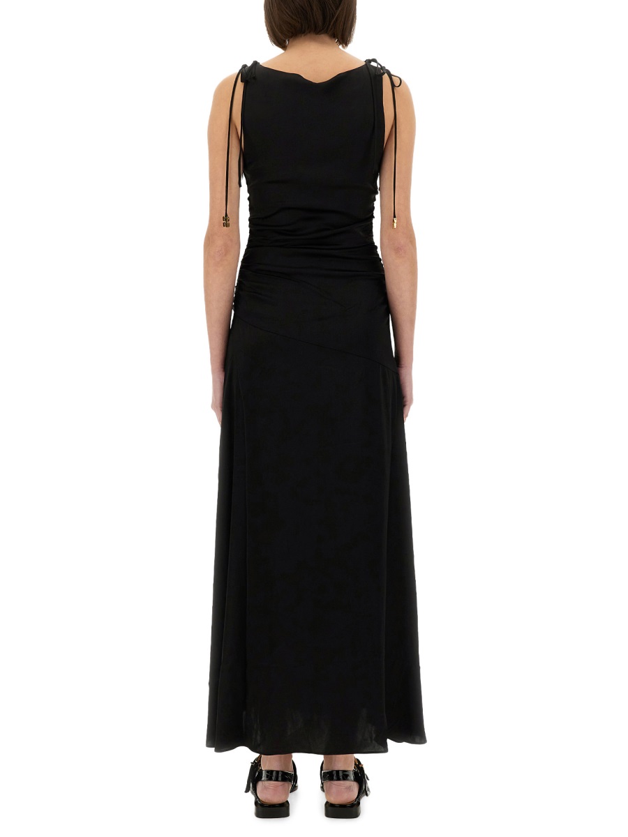 DRAPED SATIN DRESS W0381099 (GANNI / ワンピース・ドレス・オールインワン ) | GANNI (ガニー)(2)