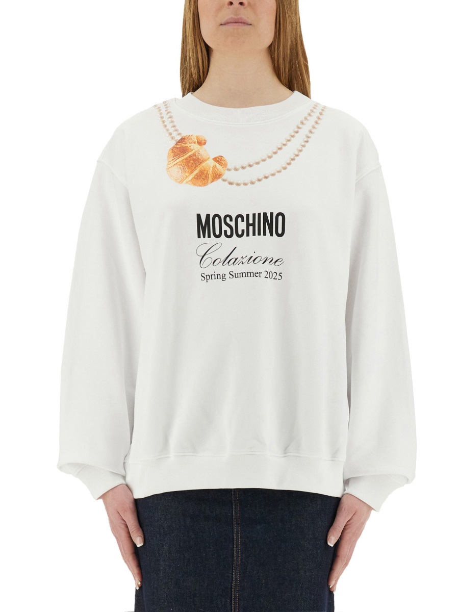 "BREAKFAST" SWEATSHIRT 170705281001 (MOSCHINO / スウェット・フーディー ) | MOSCHINO (モスキーノ)