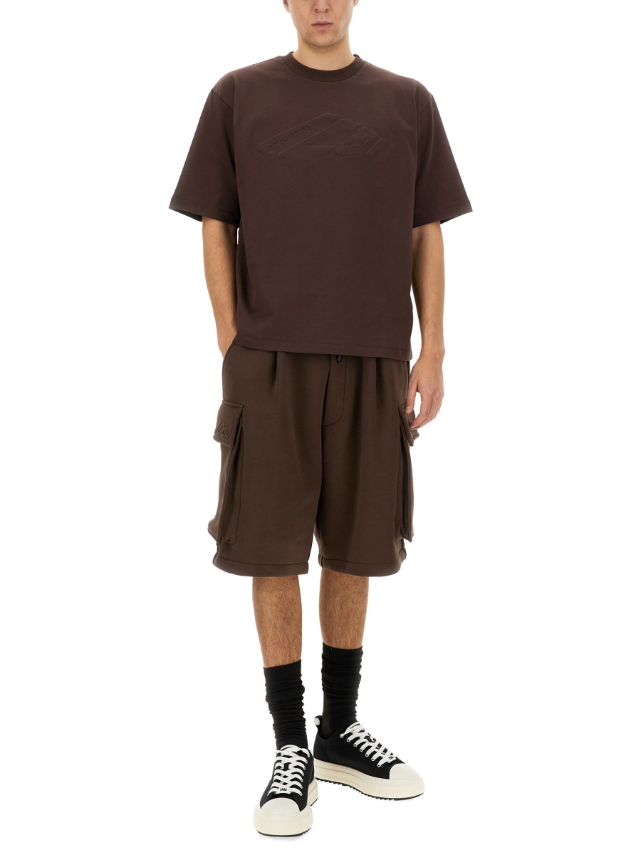 CARGO BERMUDA SHORTS "BALLOON" S79MU0076D25007144 (Dsquared2 / ショートパンツ ) | Dsquared2 (ディースクエアード)(1)