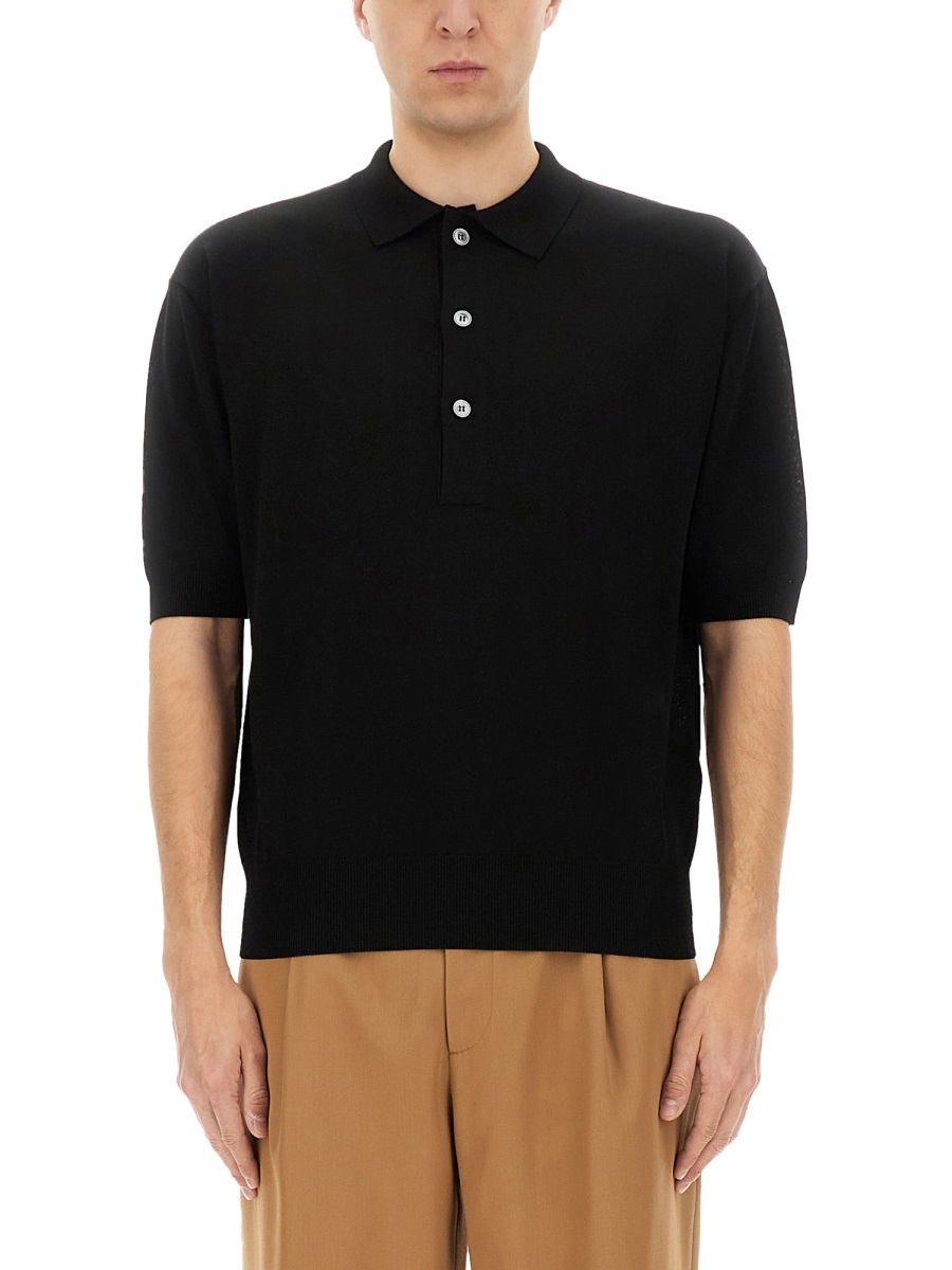 ORGANIC COTTON POLO SHIRT ESLPMC96ES64045999 (LARDINI / ポロシャツ ) | LARDINI (ラルディーニ)