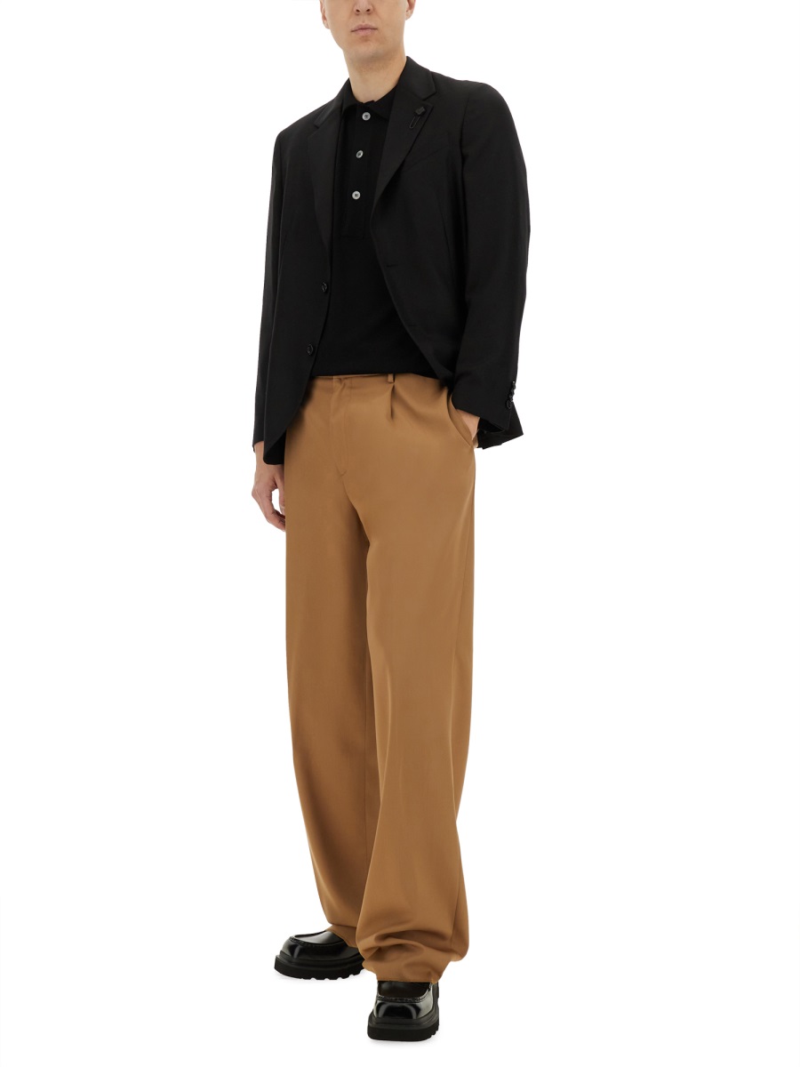 ORGANIC COTTON POLO SHIRT ESLPMC96ES64045999 (LARDINI / ポロシャツ ) | LARDINI (ラルディーニ)(1)