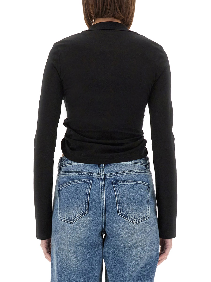 CROPPED POLO SHIRT "TWIST" 225JPO048JS01939999 (Courrèges / ニット・セーター・カーディガン ) | Courrèges (クレージュ)(2)