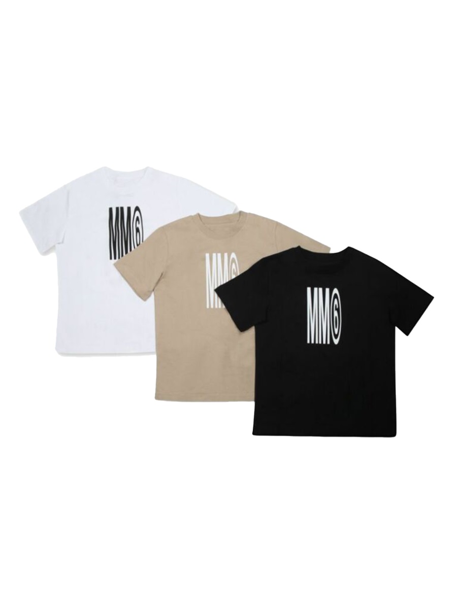 PACK THREE T-SHIRTS M60807KMM04IM6C31 (MM6 Maison Margiela / Tシャツ・カットソー ) | MM6 Maison Margiela (エムエムシックス)