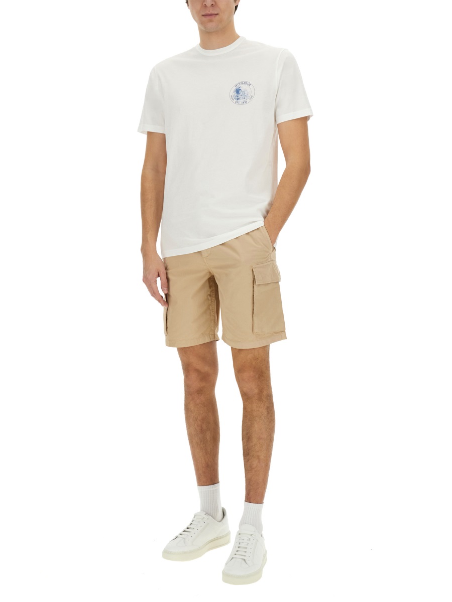 T-SHIRT WITH PRINT CFWOTE0148MRUT29268041 (WOOLRICH / Tシャツ・カットソー ) | WOOLRICH (ウールリッチ)(1)