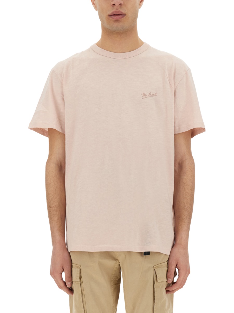 FLAMED COTTON T-SHIRT CFWOTE0161MRUT40614409 (WOOLRICH / Tシャツ・カットソー ) | WOOLRICH (ウールリッチ)
