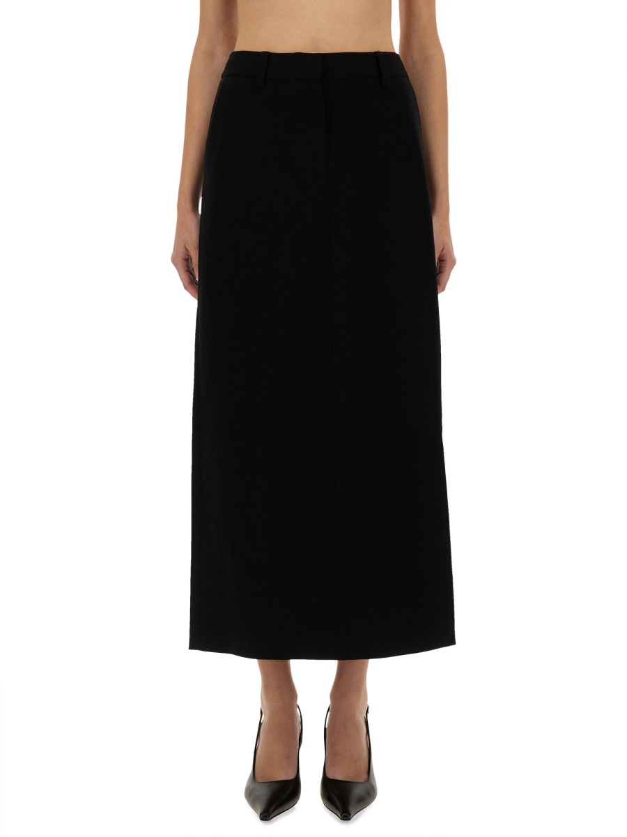TEXTURED CREPE MAXI SKIRT MS570HCENX001BLACK (MICHAEL MICHAEL KORS / スカート ) | MICHAEL MICHAEL KORS (マイケル・マイケル・コース)