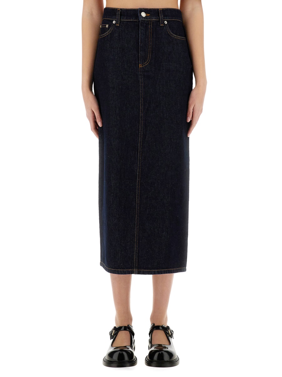 LONG DENIM SKIRT 012604220510 (MOSCHINO / スカート ) | MOSCHINO (モスキーノ)