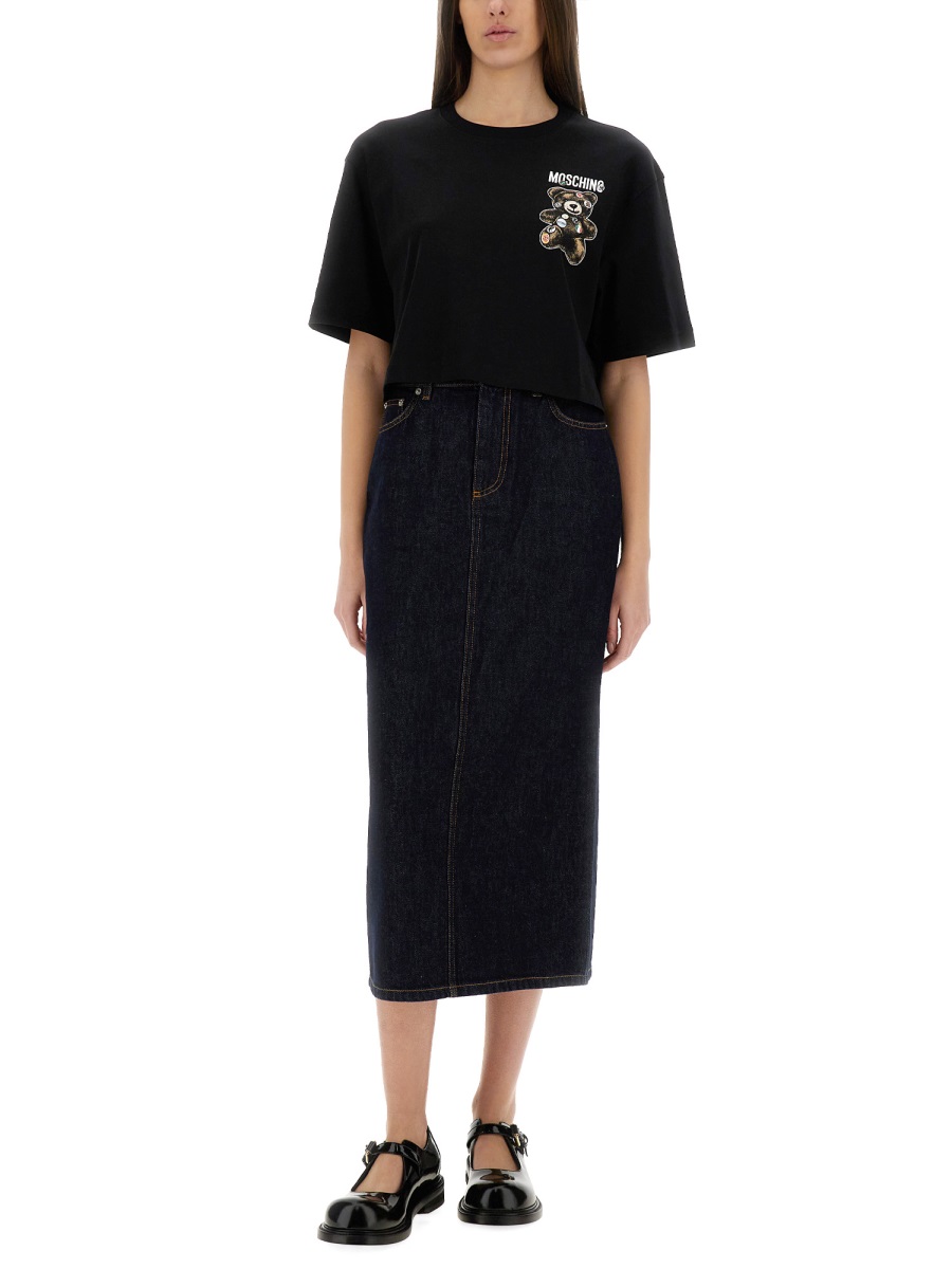 LONG DENIM SKIRT 012604220510 (MOSCHINO / スカート ) | MOSCHINO (モスキーノ)(1)