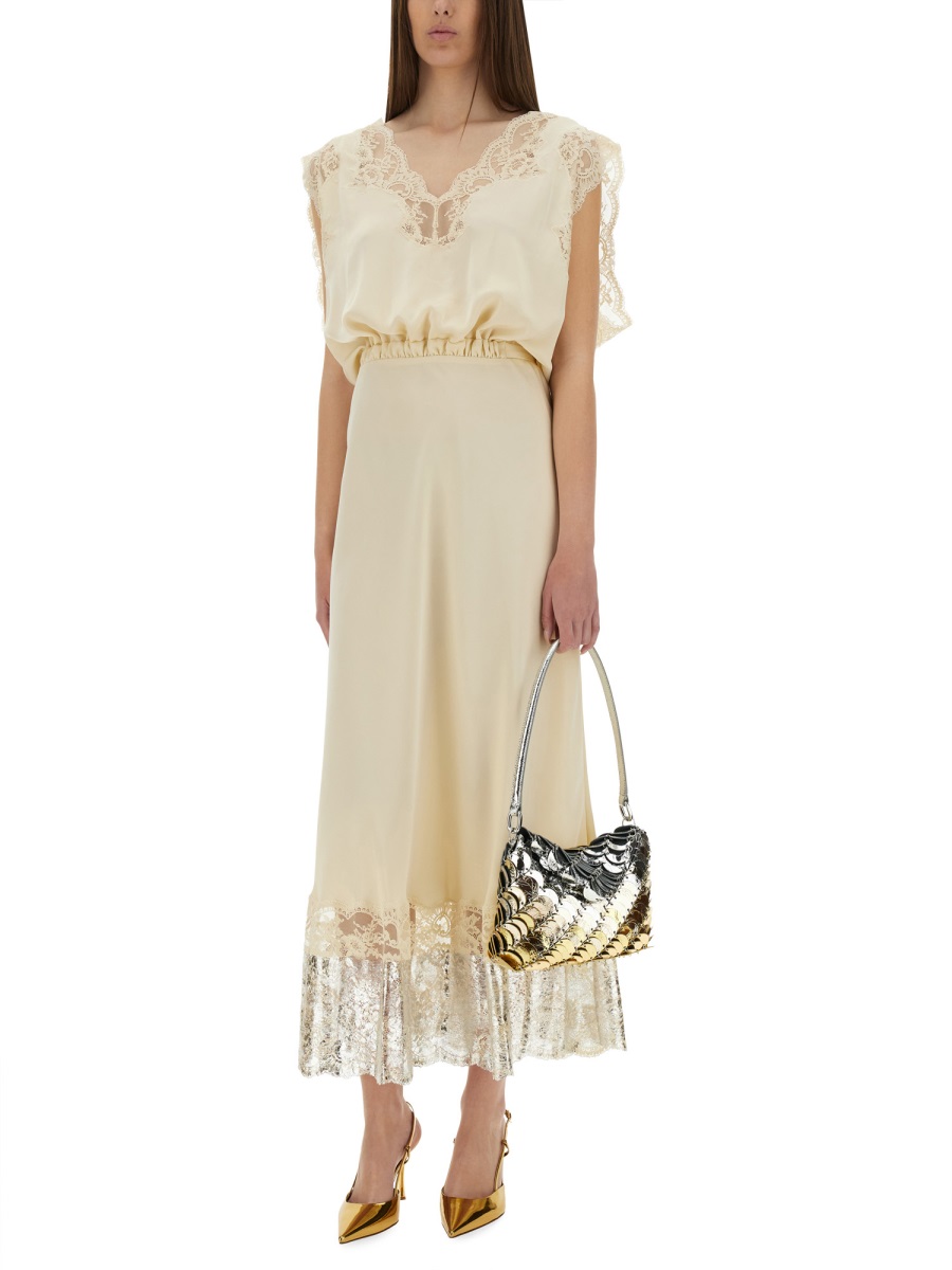 ワンピース Rabanne FW24 VISCOSE JERSEY ROBE (24AJRO888VI0267 P001) Viscose Jersey Robe (Rabanne/ワンピース・ドレス