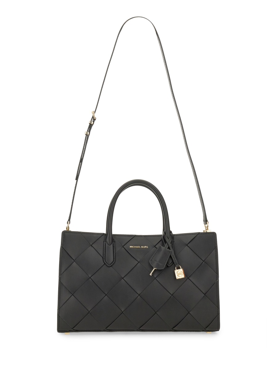 HANDBAG "SCARLETT" MEDIUM 30S5GETS2L001BLACK (MICHAEL MICHAEL KORS / ハンドバッグ・ショルダーバッグ ) | MICHAEL MICHAEL KORS (マイケル・マイケル・コース)(1)