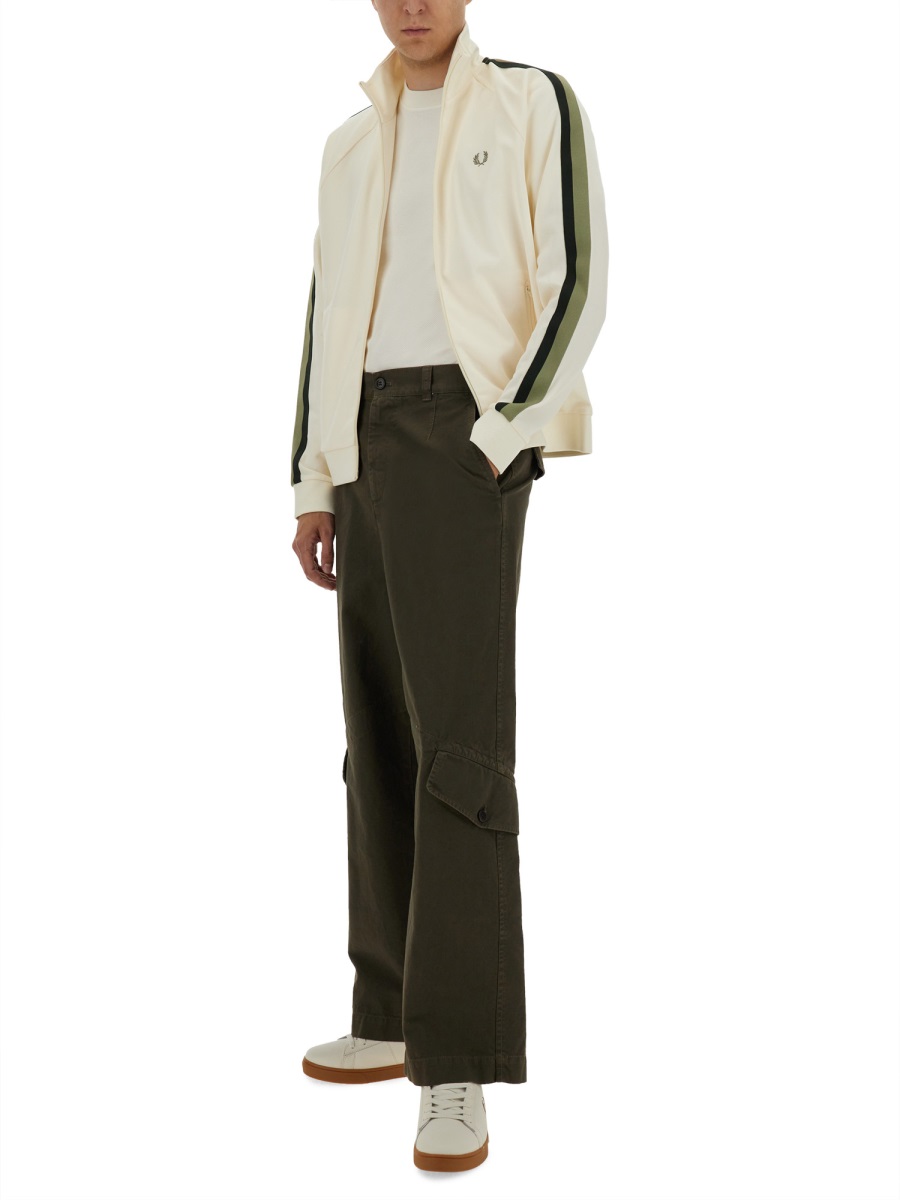 TRACK JACKET WITH TWO-COLOR WEBBING FPJ904554760 (FRED PERRY / スウェット・フーディー ) | FRED PERRY (フレッドペリー)(1)