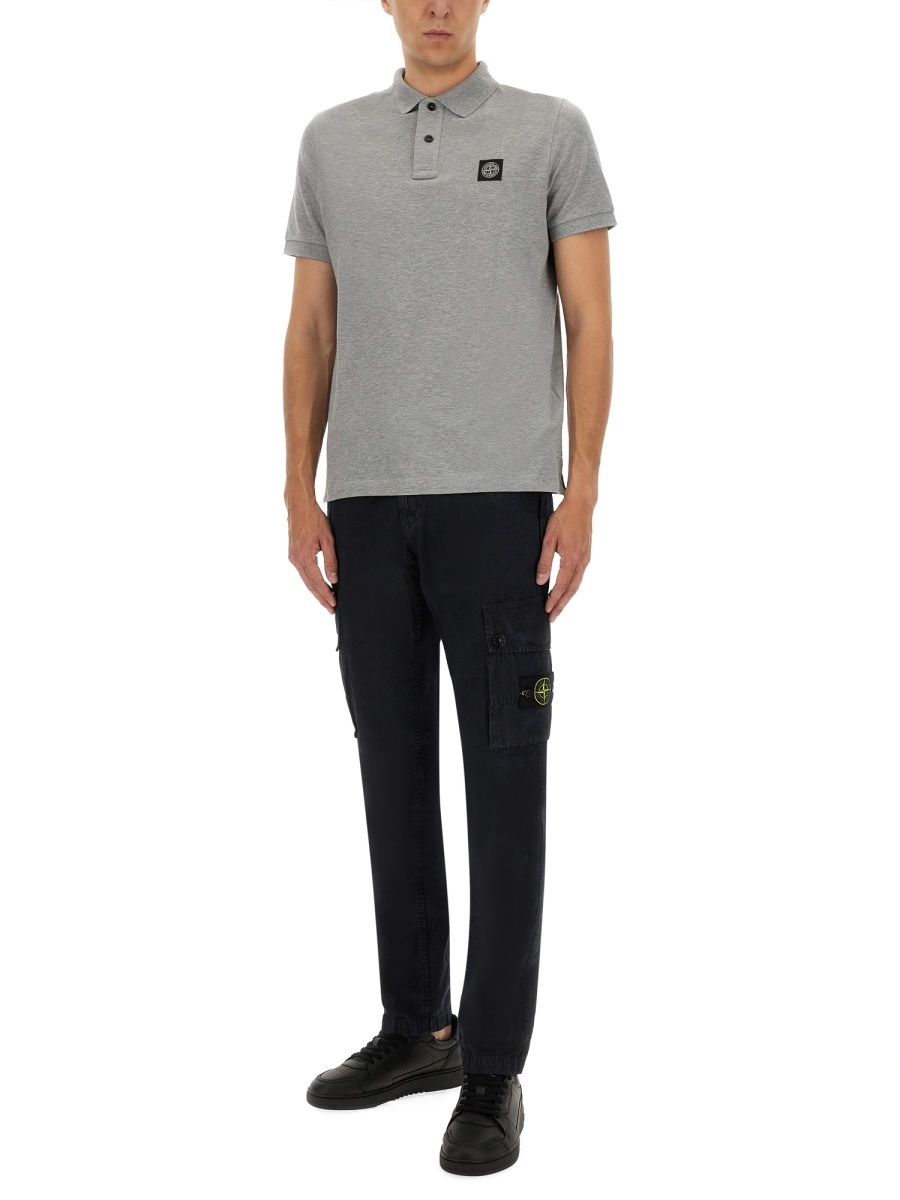 POLO WITH LOGO PATCH 22002SCS0017V0M64 (STONE ISLAND / ポロシャツ ) | STONE ISLAND (ストーンアイランド)(1)