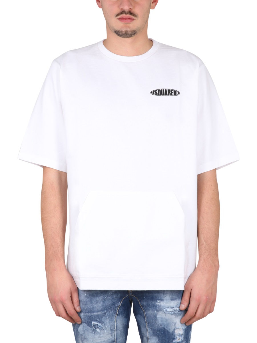 SURF BOARD SKATER T-SHIRT S74GD1077S23851100 (Dsquared2 / Tシャツ・カットソー ) | Dsquared2 (ディースクエアード)