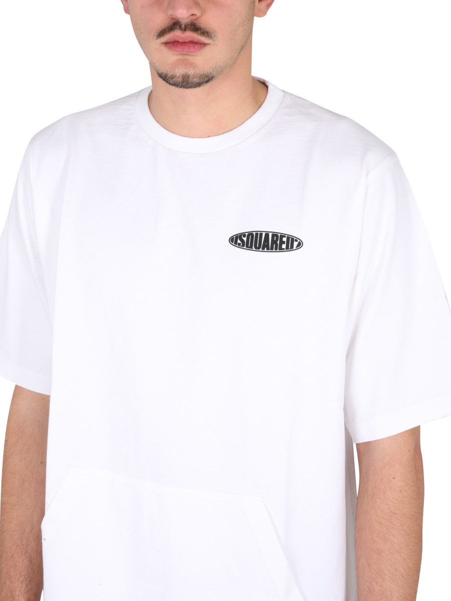 SURF BOARD SKATER T-SHIRT S74GD1077S23851100 (Dsquared2 / Tシャツ・カットソー ) | Dsquared2 (ディースクエアード)(3)