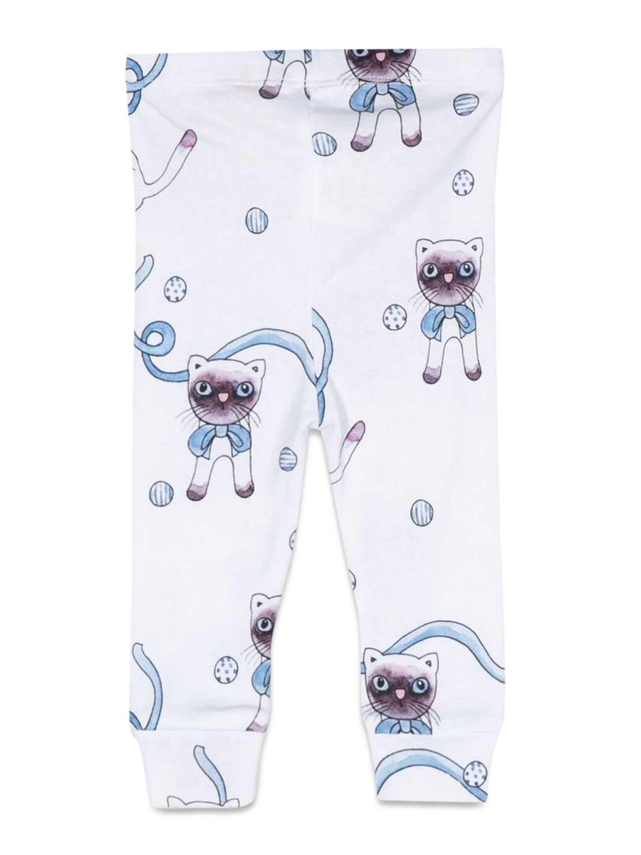 siamese aop leggings 1100005050BLIGHTBLUE (MINI RODINI / アクティブウェア ) | MINI RODINI (ミニロディーニ)(1)
