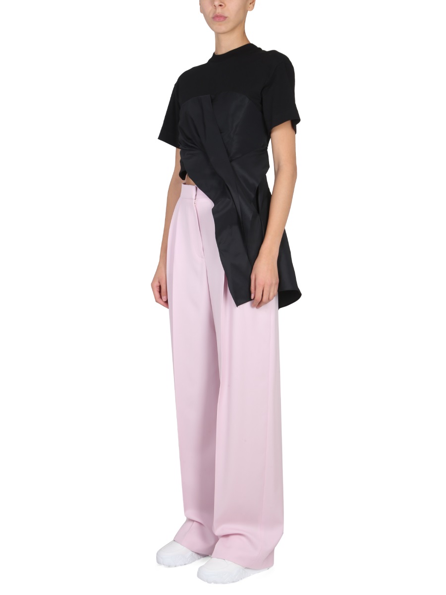 DRAPED HYBRID T-SHIRT 733976QLAA61000 (Alexander McQUEEN / Tシャツ・カットソー ) | Alexander McQUEEN (アレキサンダー・マックイーン)(1)