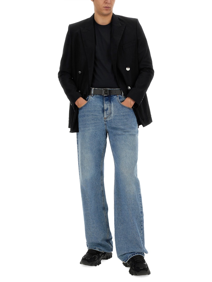 DOUBLE-BREASTED JACKET AH0SG030CD680PA (Balmain / ブレザー・ジャケット ) | Balmain (バルマン)(1)