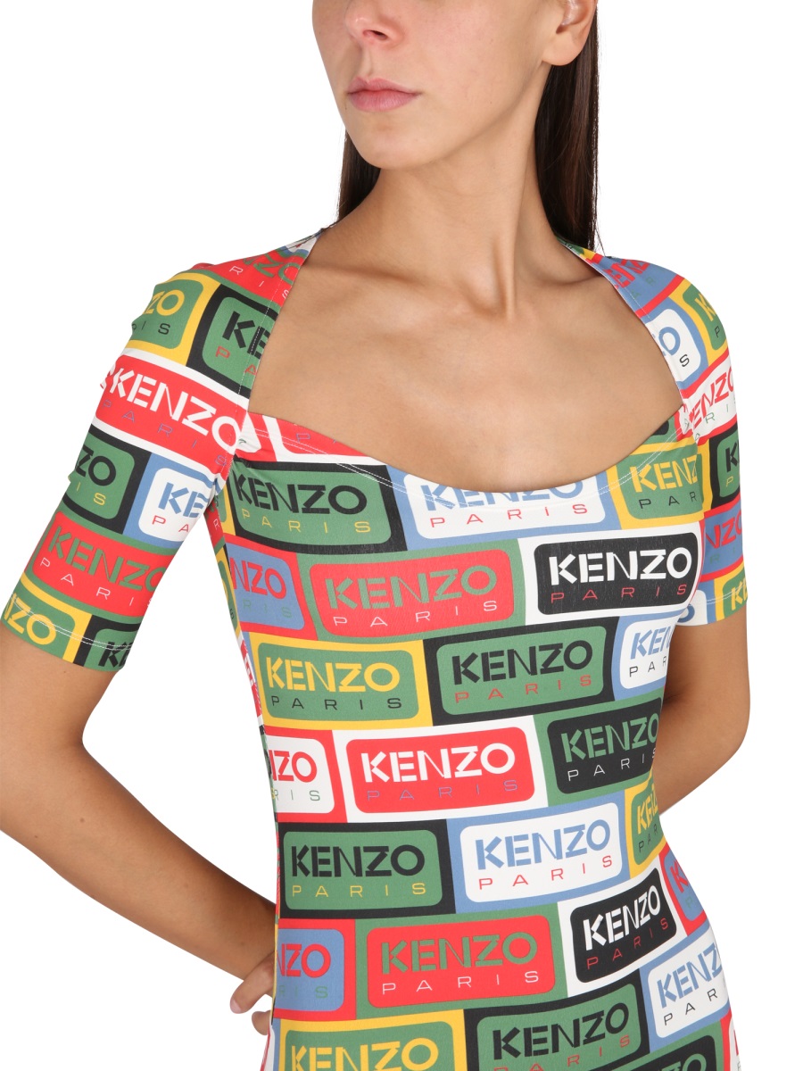 BODYCON DRESS 'KENZO LABELS' FD52RO7294SNMU (KENZO / ワンピース・ドレス・オールインワン ) | KENZO (ケンゾー)(3)