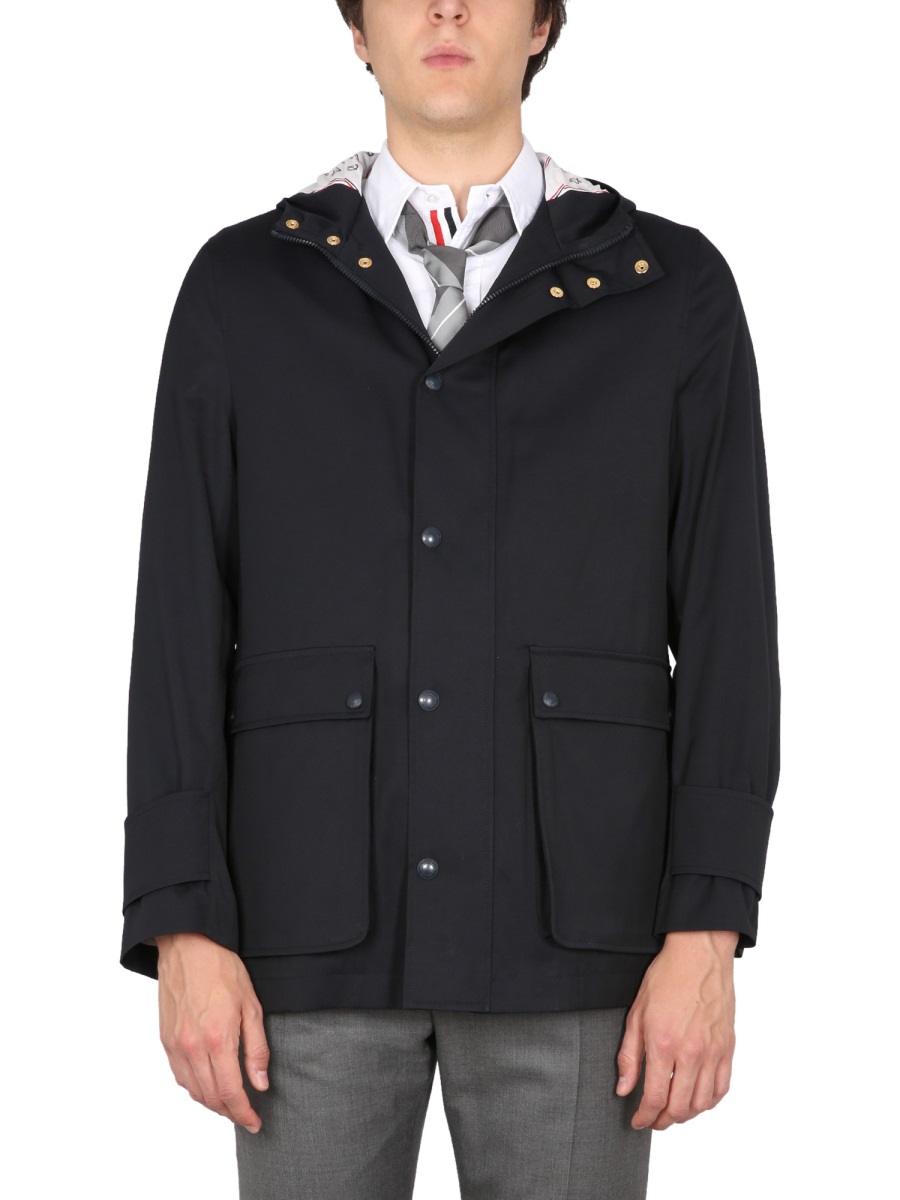 NYLON PARKA. MOT078AF0185415 (Thom Browne / カジュアルジャケット ) | Thom Browne (トム・ブラウン)