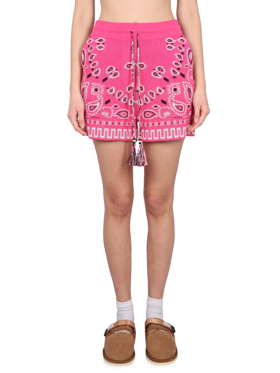 ショートパンツ ALANUI SS23 SHORT BANDANA (LWHM016_S23KNI0013284) SHORT BANDANA (ALANUI/ショートパンツ) | ALANUI(アラヌイ)の