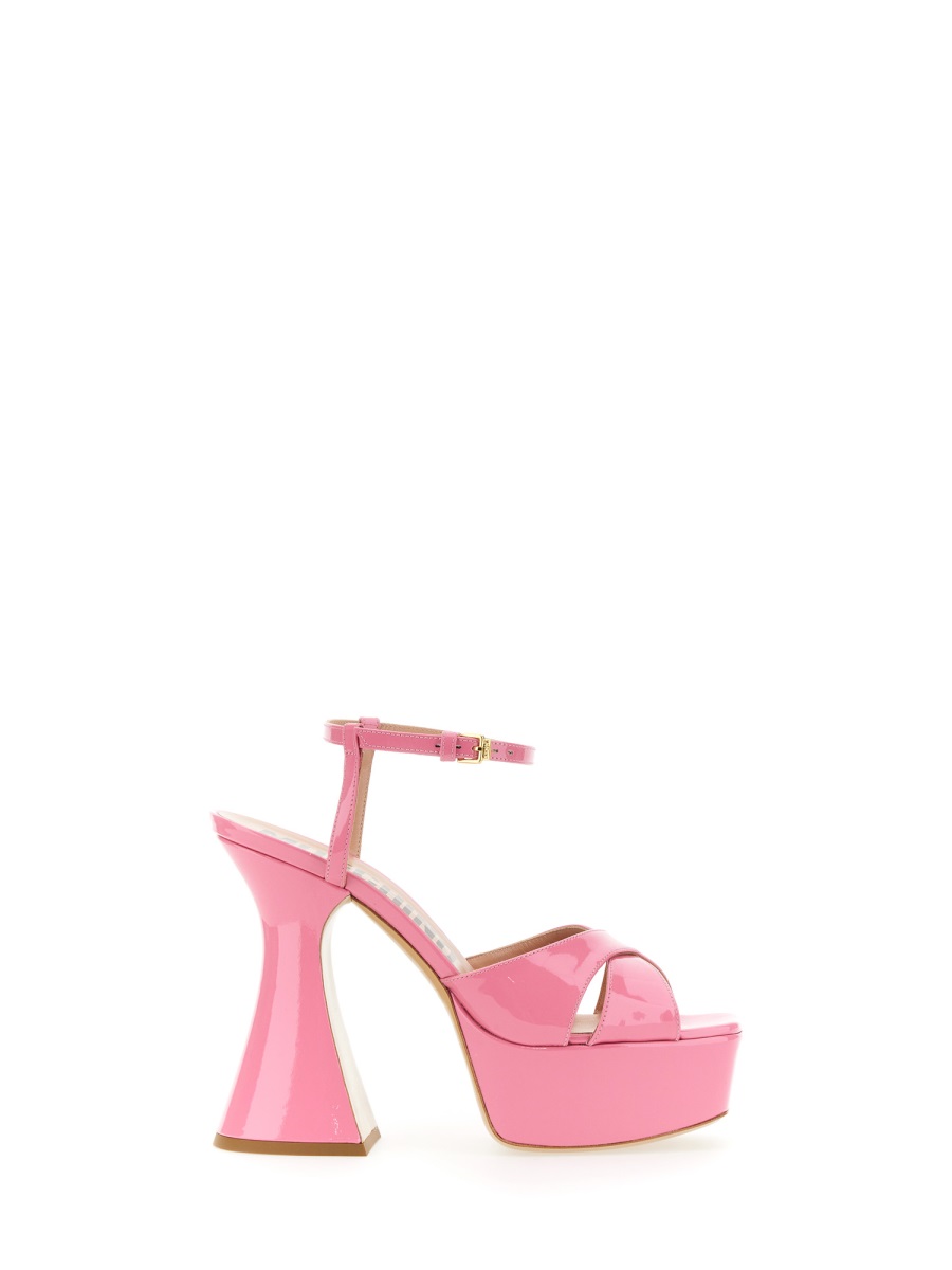 サンダル・ミュール Moschino SS24 Maxi crystal slingbacks (MA1635AC0IMZ1 99B) Moschino Maxi Crystal Slingbacks - Multicolor - 56% Off
