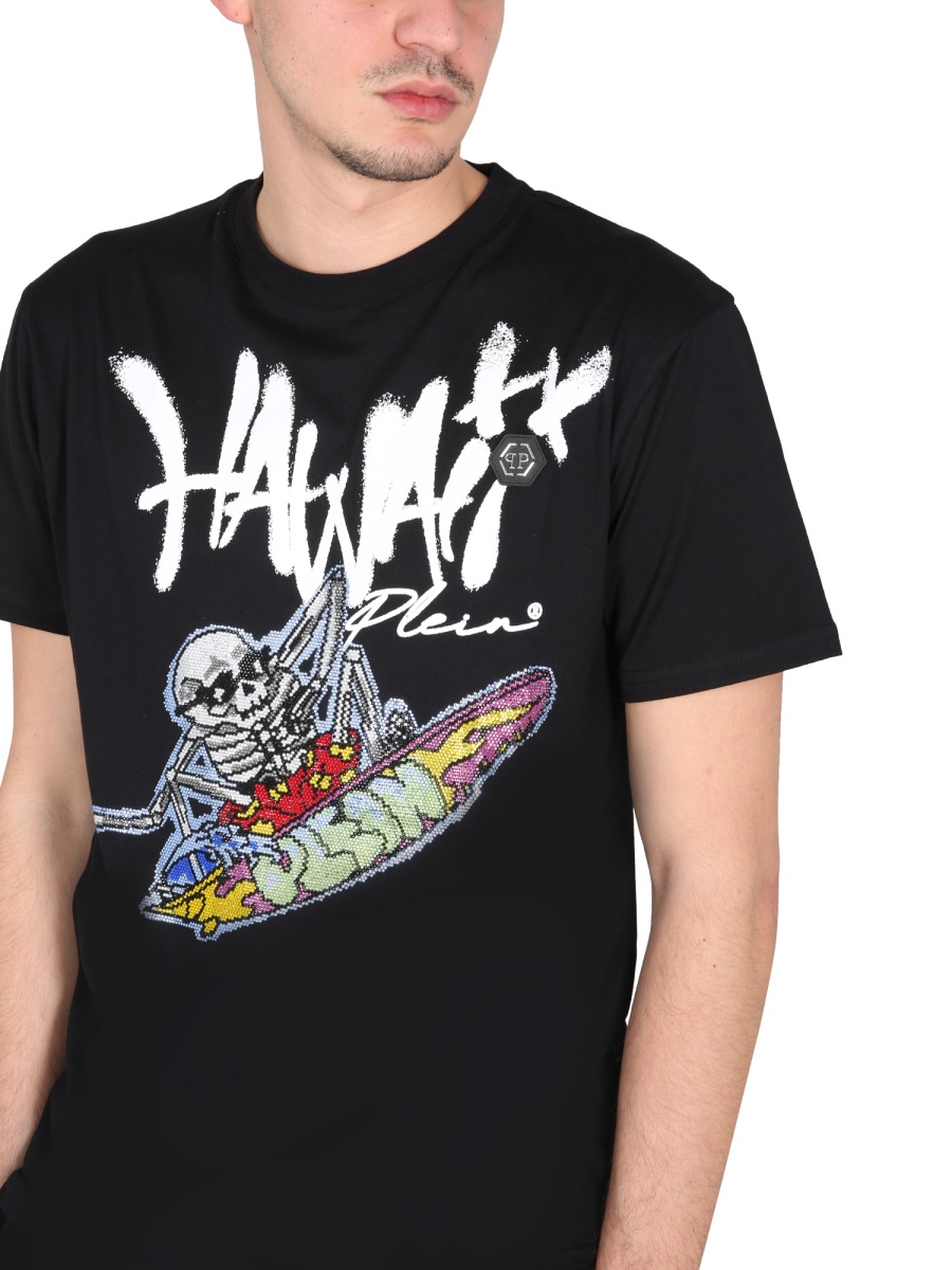 CREWNECK T-SHIRT SACCMTK6115PJY002N02 (PHILIPP PLEIN / Tシャツ・カットソー ) | PHILIPP PLEIN (フィリップ プレイン)(3)