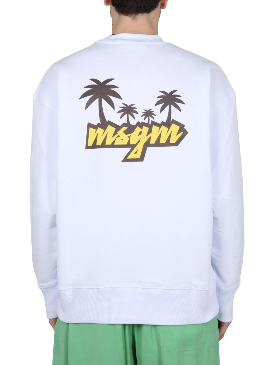 CREWNECK SWEATSHIRT WITH LOGO 3440MM19223700001 (MSGM / スウェット・フーディー ) | MSGM (エムエスジーエム)(2)